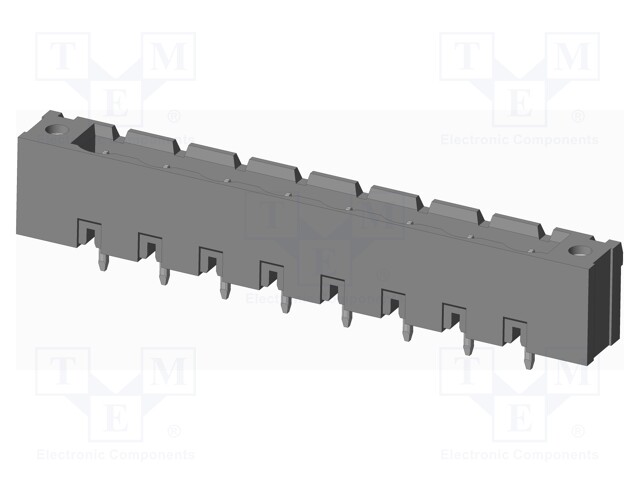 Connector: pluggable terminal block; socket; male; on PCBs
