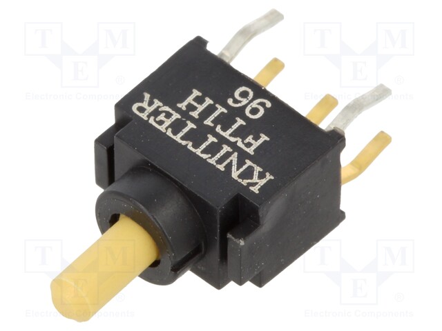 Switch: toggle; Pos: 3; (ON)-OFF-ON; 0.15A/28VDC; Leads: flat pin