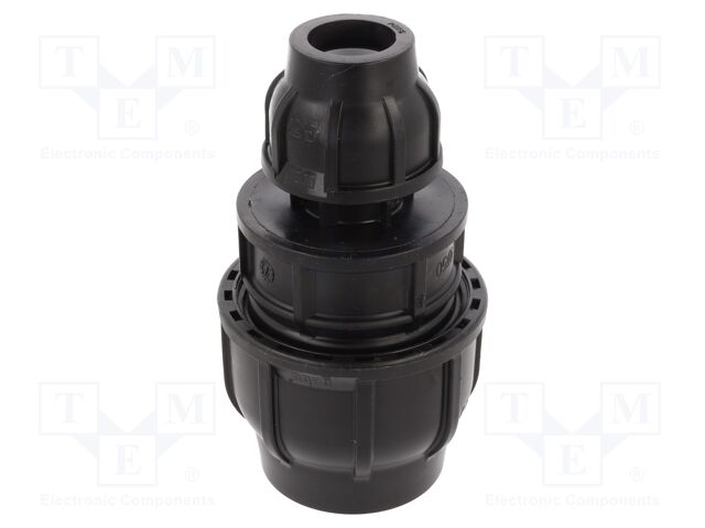 Splice terminal: clamping; Øout: 50mm; Øin: 25mm; for PE pipes