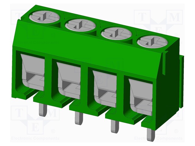 Connector: PCB terminal block; terminal; Plating: tinned; on PCBs