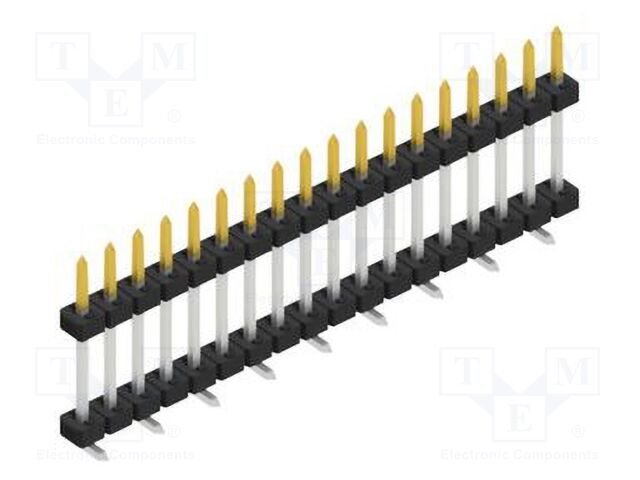 Connector: pin strips; pin header; male; PIN: 18; 2mm; SMT; 1x18