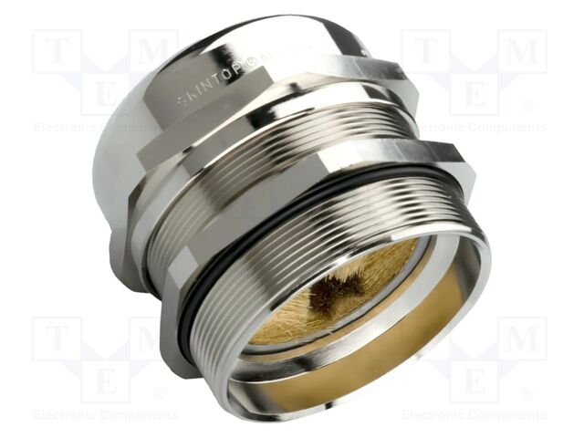 Cable gland; with earthing; M75; 1.5; IP68; Mat: brass