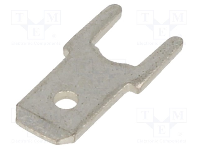 Terminal: flat; 4.8mm; 0.8mm; male; THT; Overall len: 12.5mm