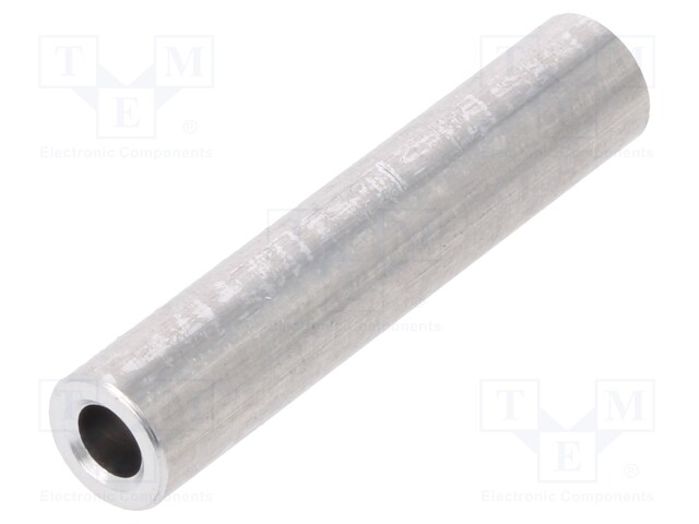 Spacer sleeve; 3.2mm; cylindrical; aluminium; Out.diam: 30mm