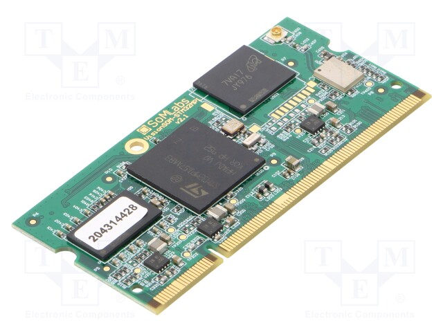 Module: SOM; RAM: 512MB; STM32MP1; 67x32x4mm; 4÷5.5VDC; DDR3L,SDRAM