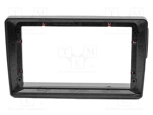 Radio frame; Mercedes; black; 9"