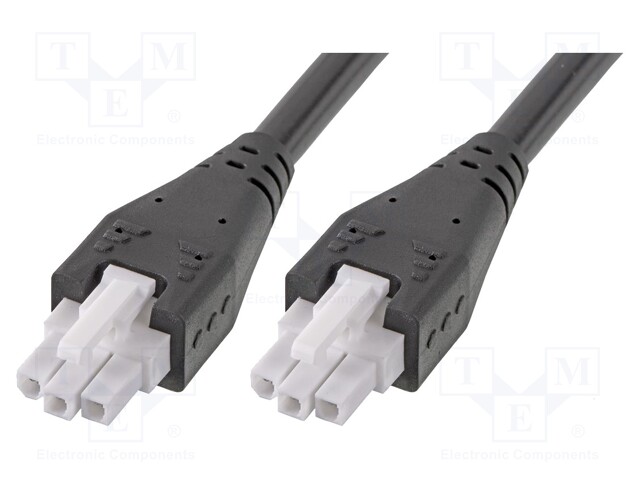 Cable; Mini-Fit Jr; female; PIN: 3; Len: 1m; 6A; Insulation: PVC