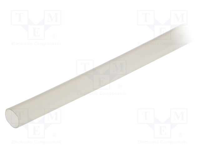 Heat shrink sleeve; glueless,thin walled; 4: 1; 8mm; L: 1000mm
