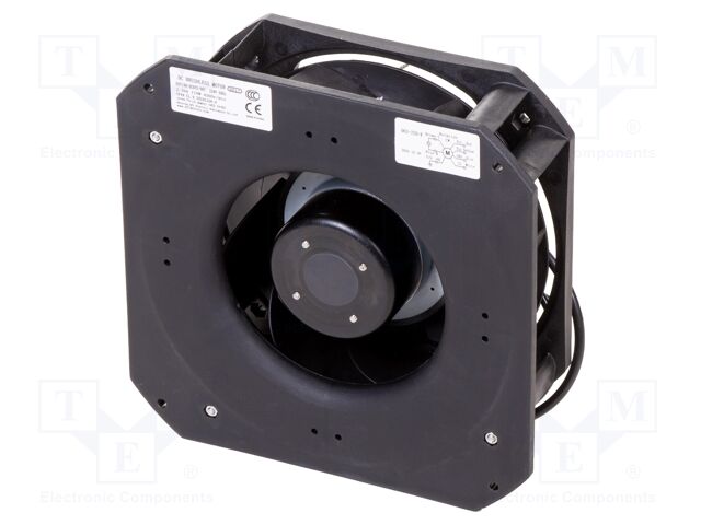 Fan: EC; radial; 230VAC; 225x225x85mm; 972m3/h; ball; 4200rpm; IP54