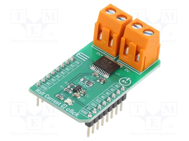 Click board; ammeter; I2C,analog; CQ-3300,MCP3221; 5VDC