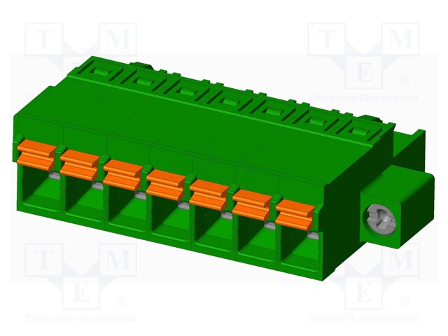 Connector: pluggable terminal block; plug; female; straight; 12A