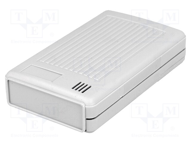Enclosure: specialist; X: 55mm; Y: 95mm; Z: 22mm; ABS; grey; screwed