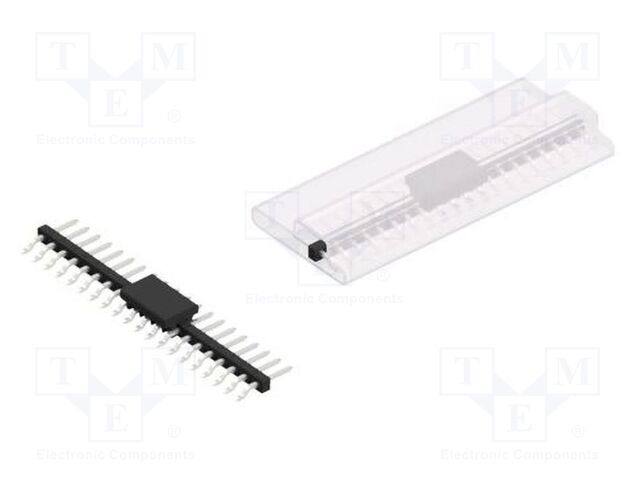 Connector: pin strips; pin header; male; PIN: 20; 2mm; SMT; 1x20