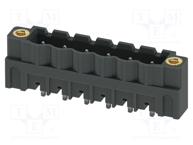 PCB headers, nominal cross section: 2.5 mm?, color: black, n