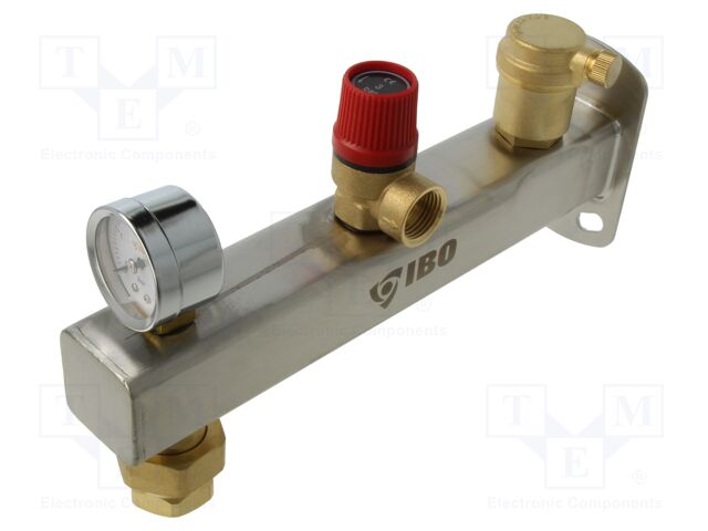 Safety group; max.3bar; central heating systems; 0÷90°C