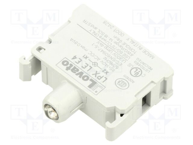 Illuminating unit; 22mm; Platinum; -25÷70°C; Illumin: LED; front