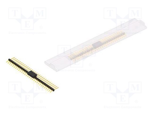 Connector: pin strips; pin header; male; PIN: 30; 2mm; SMT; 1x30