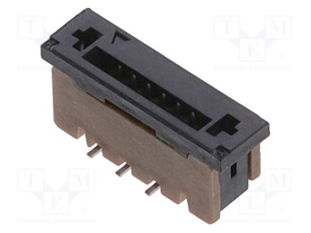 CONN, FFC/FPC, RCPT, 6POS, 1MM, SMT