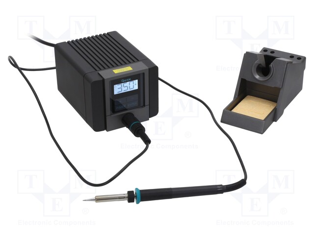 Soldering station; digital; ESD; 90W; 200÷450°C; Display: LCD
