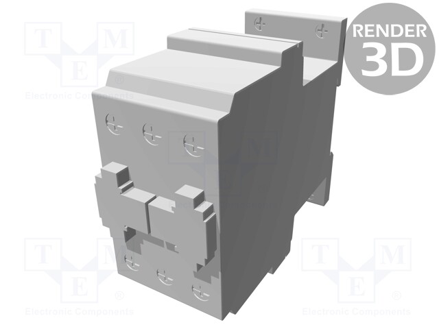 Contactor: 3-pole; NO x3; 110VDC; 38A; DIN; BF; screw terminals