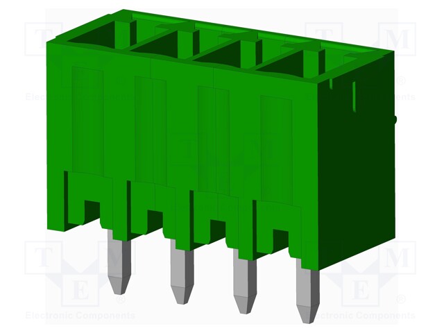 Connector: pluggable terminal block; socket; male; straight; THT