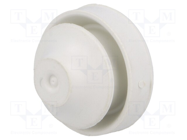 Grommet; EPDM; grey; Panel thick: 2÷5mm; Øcable: 4÷7mm; Size: M12