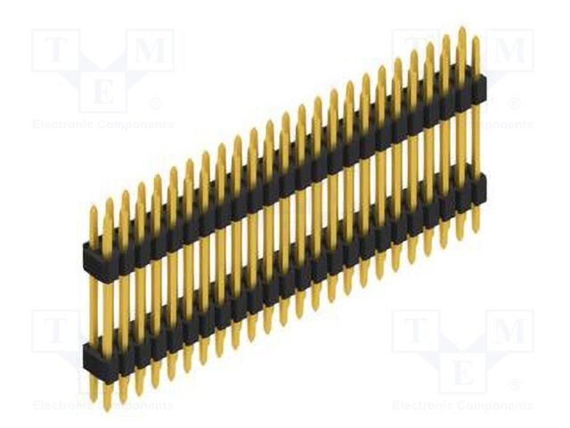 Connector: pin strips; pin header; male; PIN: 48; 1.27mm; THT; 2x24