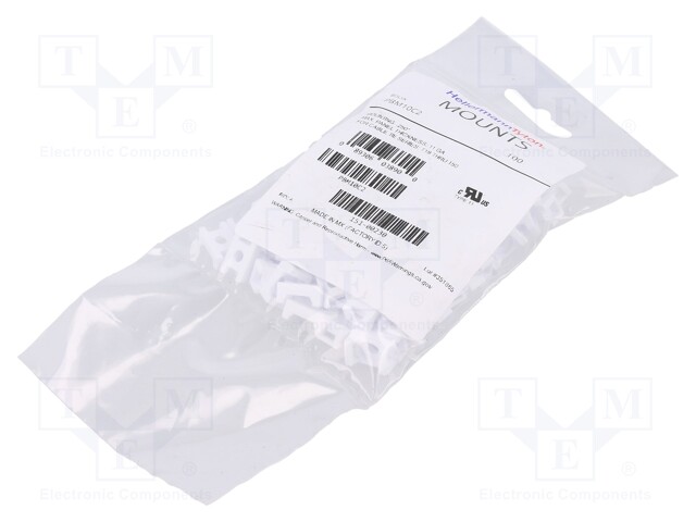 Screw mounted clamp; Application: for cable ties