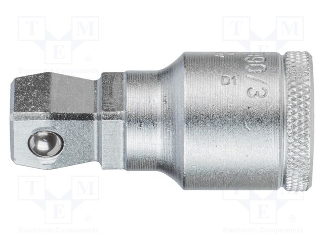 Extension; socket spanner; square; 1/2"; 1/2"; Plating: chromium