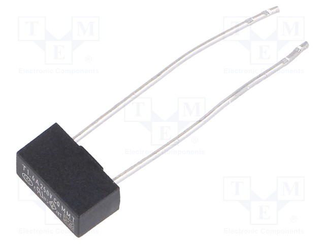 Fuse: fuse; 1.6A; 250VAC; 8,4x4x5,2mm; MMT