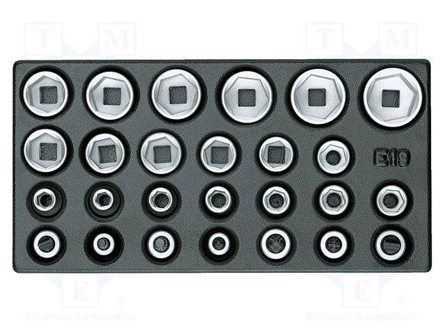 Wrench-set; socket spanner; 1/2"; 1pcs.