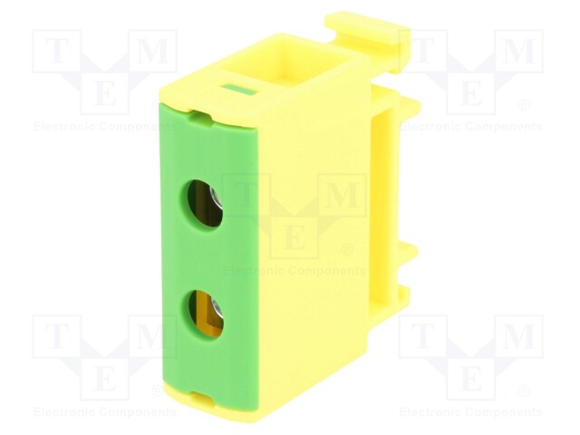 Splice terminal: rail; 2.5÷35mm2; ways: 1; terminals: 2; Width: 16mm
