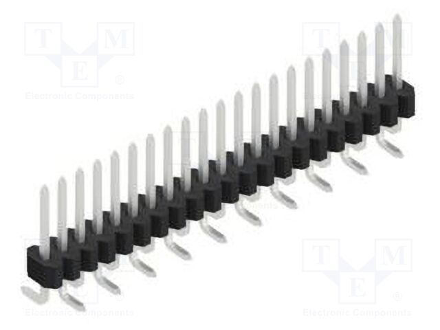 Connector: pin strips; pin header; male; PIN: 21; 1.27mm; SMT; 1x21
