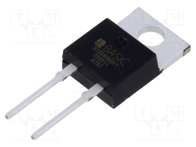 Diode: Schottky rectifying; SiC; THT; 650V; 8A; TO220-2; tube