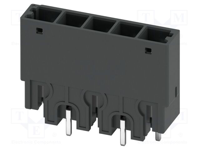 PCB headers, nominal cross section: 4 mm2, color: black, nom