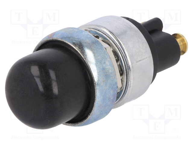 Switch: push-button; Pos: 2; SPST-NO; 60A/12VDC; black; none; IP40