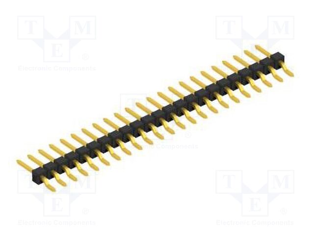 Connector: pin strips; pin header; male; PIN: 23; 2.54mm; SMT; 1x23