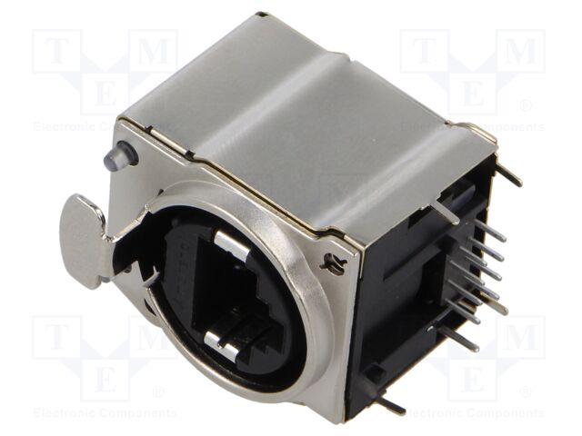 Connector: RJ45; socket; EMI; THT; 19.8x19.8mm; 8p8c; Cat: 5e