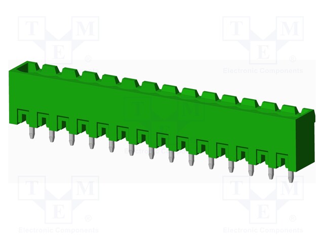 Connector: pluggable terminal block; socket; male; straight; THT