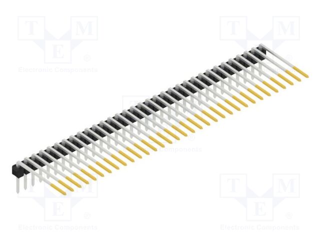 Connector: pin strips; pin header; male; PIN: 33; 2.54mm; THT; 1x33