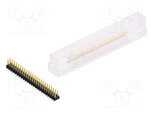 Connector: pin strips; pin header; male; PIN: 48; 2.54mm; SMT; 2x24