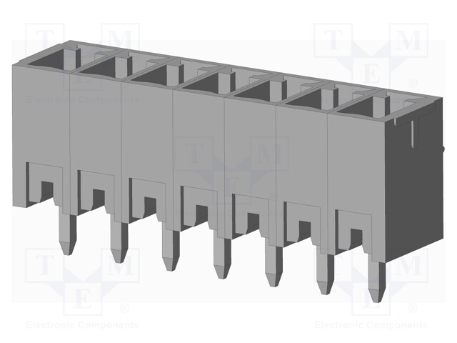 Connector: pluggable terminal block; socket; male; on PCBs