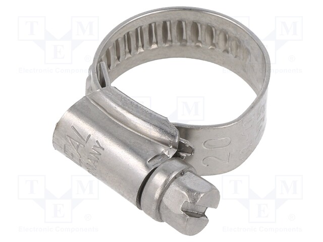 Cable tie; Ø: 12÷20mm; W: 9mm; Material: stainless steel