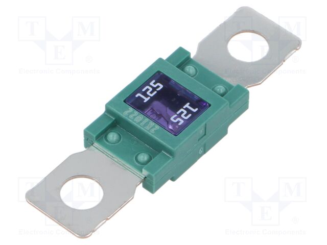 Fuse: fuse; 125A; 32VDC; automotive; 68mm; M8 screw; 68x18.3mm
