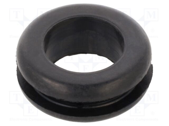 Grommet; black; UL94HB; TPR
