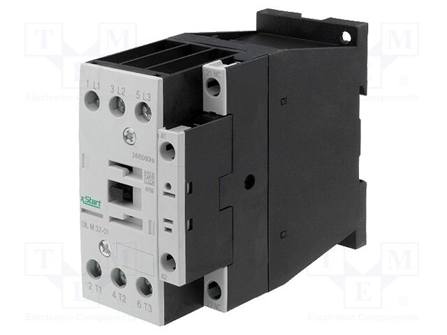 Contactor: 3-pole; NO x3; Auxiliary contacts: NO; 240VDC; 32A; 690V