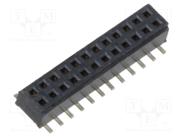 Connector: PCB to PCB; female; PIN: 24; 1mm; CLM; gold-plated; SMT
