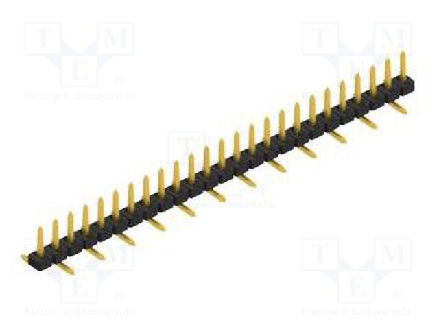 Connector: pin strips; pin header; male; PIN: 25; 2mm; SMT; 1x25