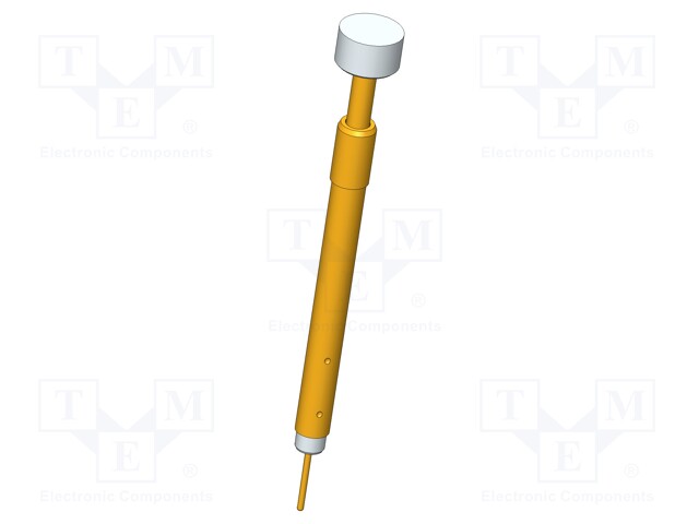 Needle-like test probe; Operational spring compression: 4.2mm