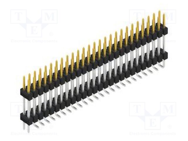 Connector: pin strips; pin header; male; PIN: 52; 2.54mm; SMT; 2x26